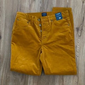 J Crew high rise skinny corduroys